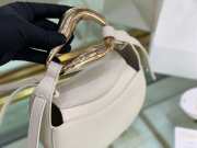 Chloe kiss purse in small grain calfskin white - 6