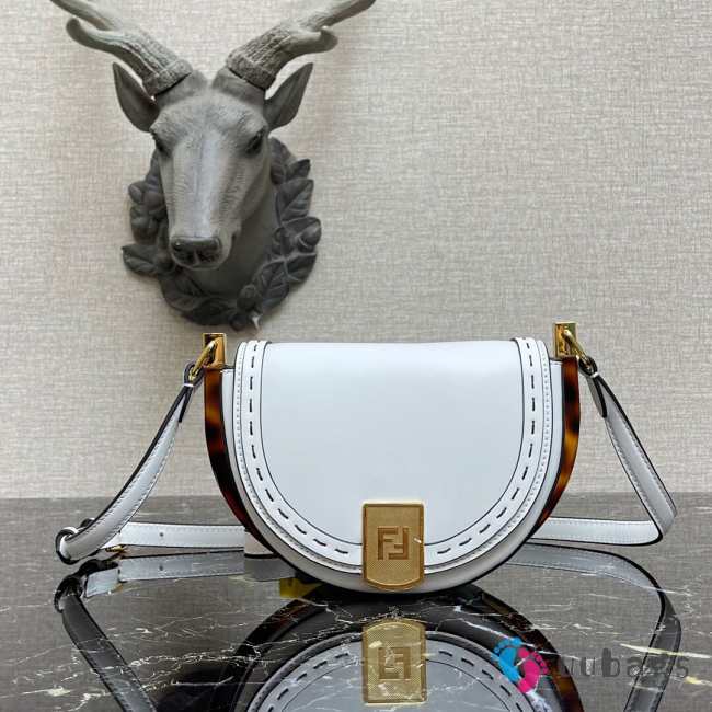 Fendi Moonlight crossbody bag in white - 1