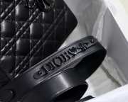 Dior My ABCDior Lady Gray Lambskin Bag with Black Hardware  - 4