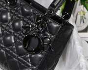 Dior My ABCDior Lady Gray Lambskin Bag with Black Hardware  - 3