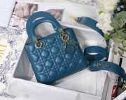 DIOR My ABCDior Lady Blue Lambskin Bag | M0538 - 4