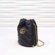 Gucci GG Marmont mini bucket leather bag - 2