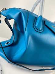 Givency Medium Antigona Soft Bag In Deep Blue Leather 45x8x35cm. - 5