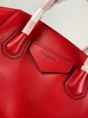 Givency Medium Antigona Soft Bag In Red Leather - 5