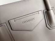 Givency Medium Antigona Soft Bag In Gray Leather - 5