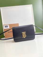 Burberry TB crossbody bag 21cm in black - 1