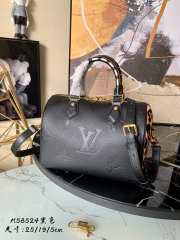 Louis Vuitton Speedy Bandoulière 25 Black Leather m58524 - 1