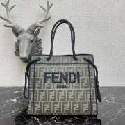 Fendi Roma Tote Bag Green FF - 5