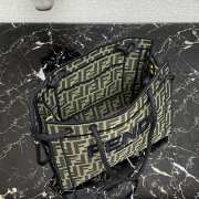 Fendi Roma Tote Bag Green FF - 4