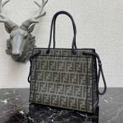 Fendi Roma Tote Bag Green FF - 2