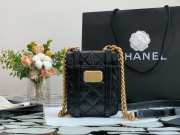 Chanel 19 case phone black leather - 6