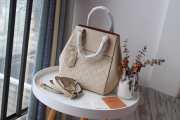 Louis Vuitton Fold Tote MM Monogram in Cream M45409 - 3