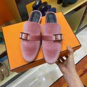 Hermes Pink Flats  - 2