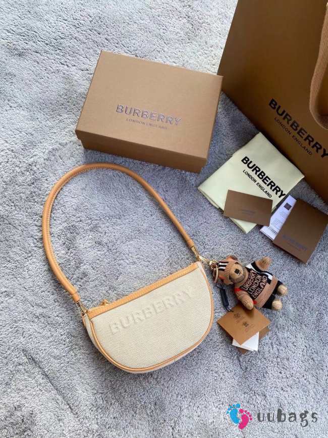 Burberry Olympia Pouch Checked Shoulder Bag - 1