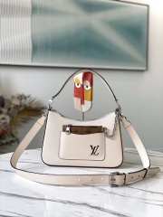 Louis Vuitton Marelle Epi Handbag White M80688 - 1