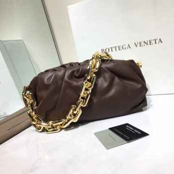 Bottega Veneta The Chain Pouch brown shoulder bag