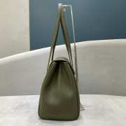 Celine Large Soft 16 bag in Green Smooth Calfskin  - 3