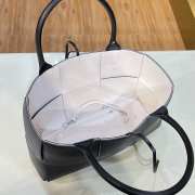 Bottega Veneta Intrecciato lamp skin tote black bag 609175 - 5