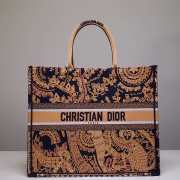 Dior Tote Book Orange Monkey 41cm - 1