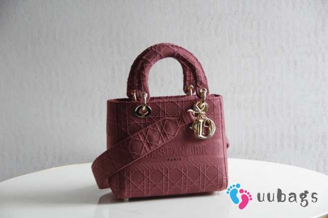 Dior Lady D-lite in red 24cm  - 1