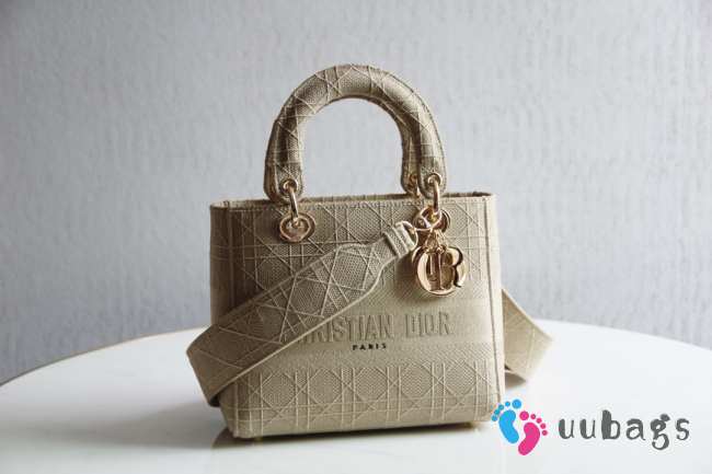 Dior Lady D-lite in cream 24cm - 1