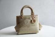 Dior Lady D-lite in cream 24cm - 1