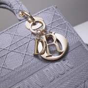 Dior Lady D-lite in gray 24cm - 6