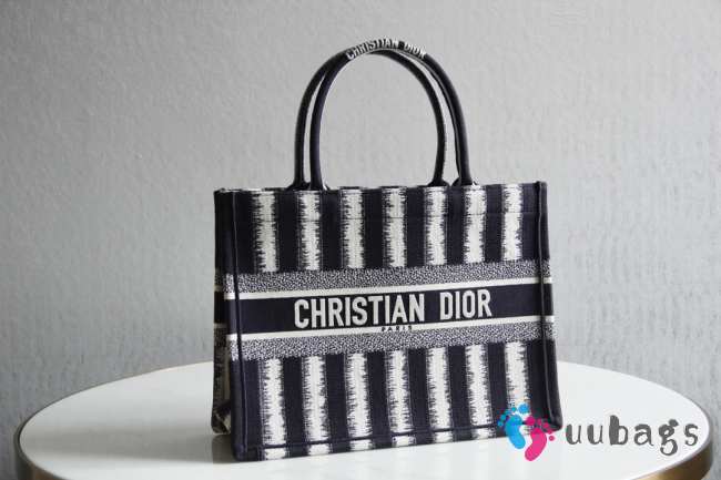 Dior book tote bag in blue 41cm - 1