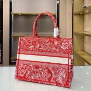 Dior Tote Book CD Red 36cm - 3