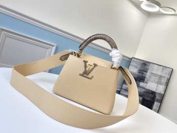 Louis Vuitton Capucines Yellow Mini 21cm M96467