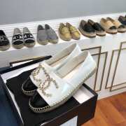 Chanel White Espadrilles Flats - 2