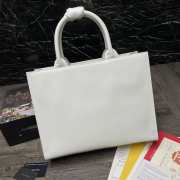 Dolce & Gabbana Beatrice leather tote bag white - 6