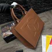 Dolce & Gabbana Beatrice DG brown leather tote bag - 3