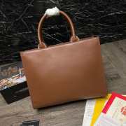 Dolce & Gabbana Beatrice DG brown leather tote bag - 6