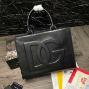 Dolce & Gabbana Beatrice DG black leather tote bag - 6