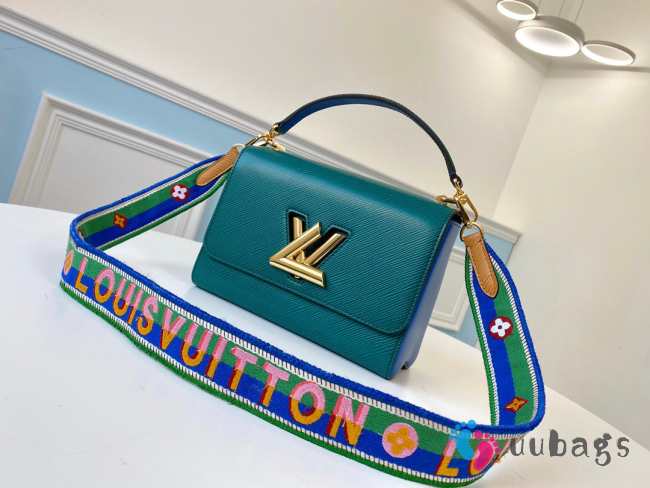 Louis Vuitton Twist MM Handbag in Blue M55851 - 1