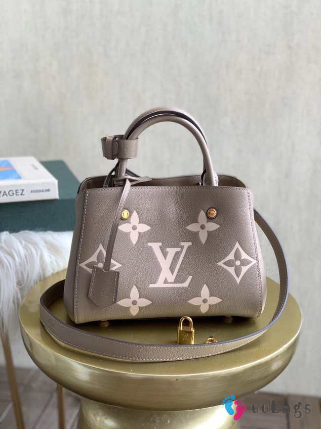 Louis Vuitton Montaigne BB Grey Empreinte Leather M41053 - 1