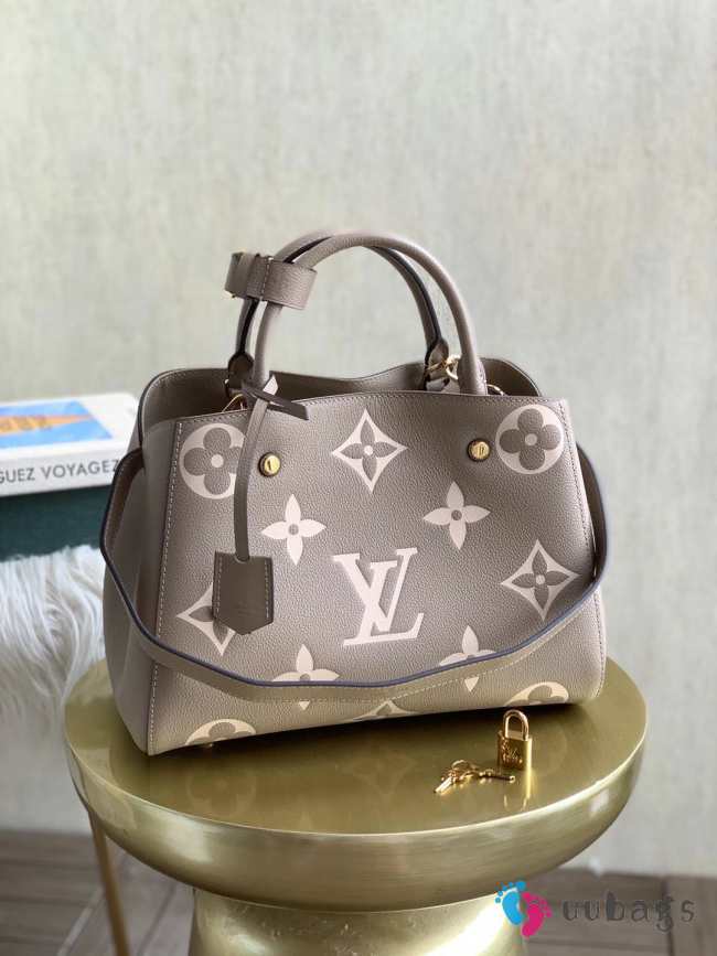 Louis Vuitton Montaigne MM In Gray M41048 33x23x15cm - 1