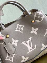 Louis Vuitton Montaigne MM In Gray M41048 33x23x15cm - 6