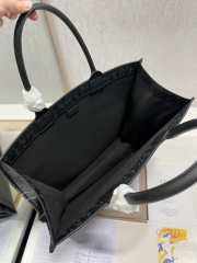 Dior tote book in black leather 41cm - 3