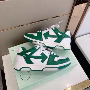 Off-White green shoes 