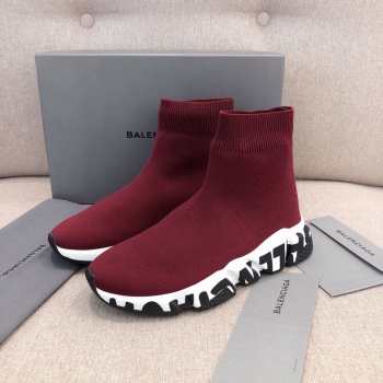 Balenciaga red trainers sneake