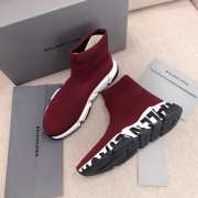 Balenciaga red trainers sneake - 6