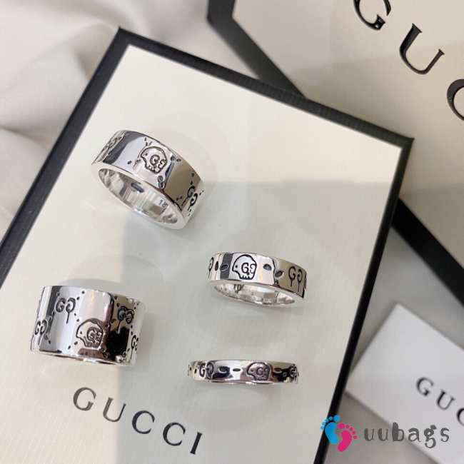 Gucci silver ring 4 sizes - 1