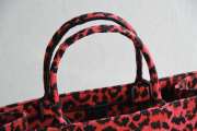 Dior Book Tote Red Mizza Embroidery 41cm - 4