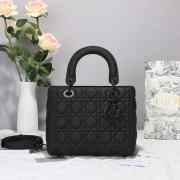 LADY DIOR BLACK ULTRA-MATTE BAG SO BLACK - 1