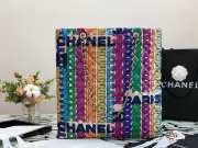 Chanel colorful tote shopping bag  - 6