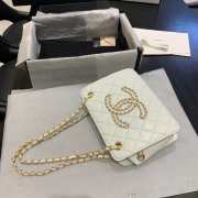 Chanel Calfskin Chain CC Accordion Shoulder Bag AS1751 - 3