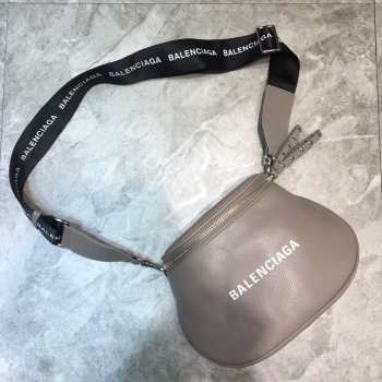 Balenciaga gray crossbody bag