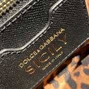 Dolce & Gabbana  Sicily Small Tote Black Bag - 5